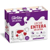 Leche desnatada sin lactosa Dia Láctea brik 6 x 1 l - Supermercados DIA