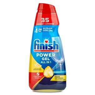 Lavavajillas máquina todo en 1 limón Finish 35 lavados 700 ml