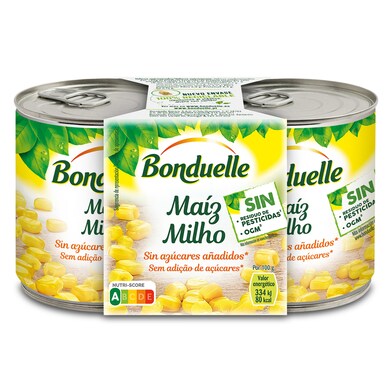Maíz dulce Bonduelle lata 2 x 140 g-0 Maíz dulce Bonduelle lata 2 x 140 g-0
