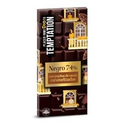 Chocolate negro 74% cacao con pepitas de chocolate caramelizadas Temptation de Dia 100 g