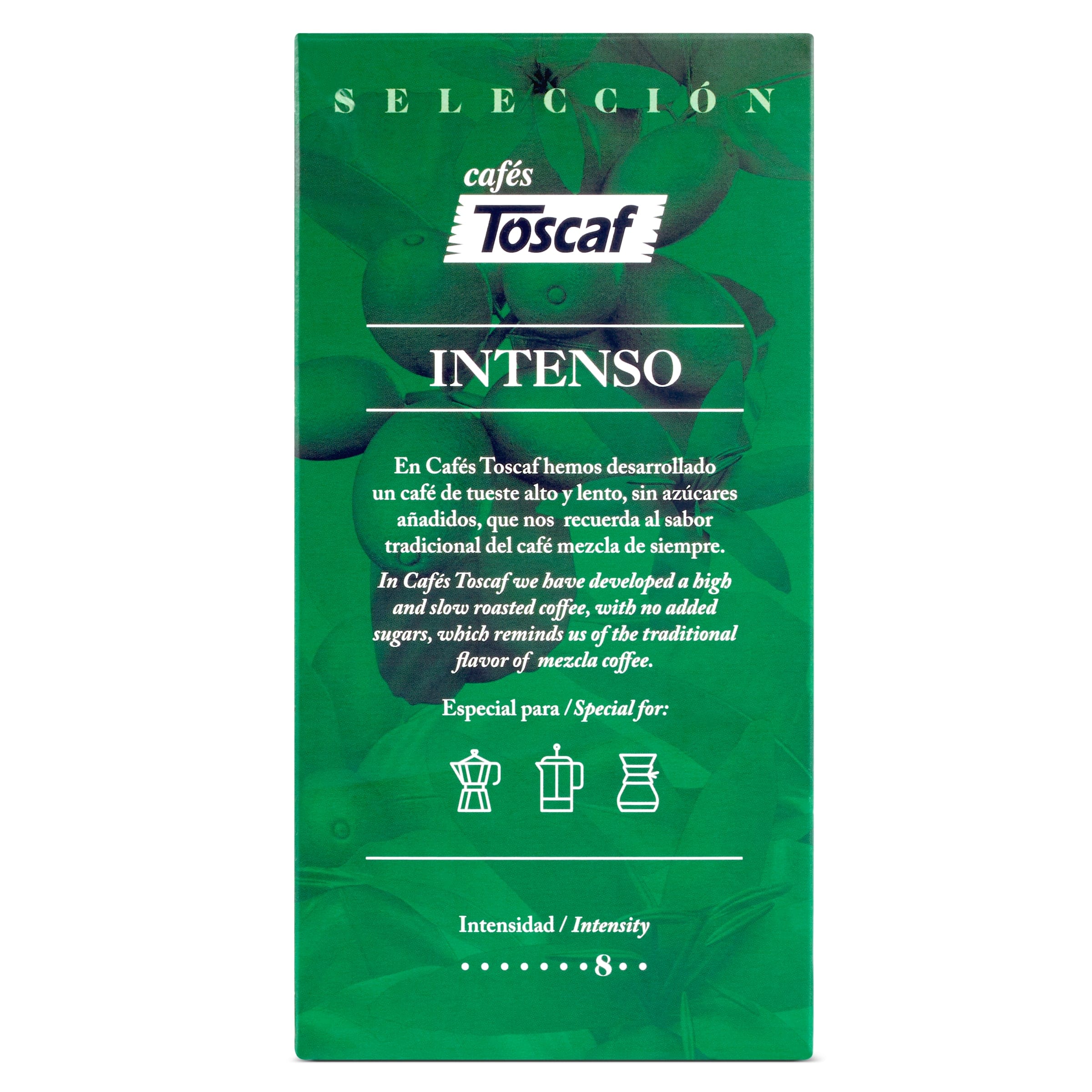 Café molido natural intenso Toscaf 250 g