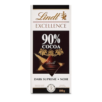 Chocolate negro 90% cacao Lindt Excellence 100 g-0