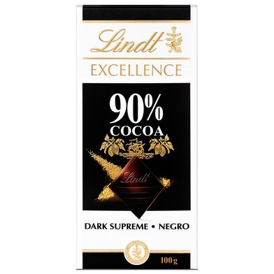 Chocolate negro 90% cacao Lindt Excellence 100 g-0