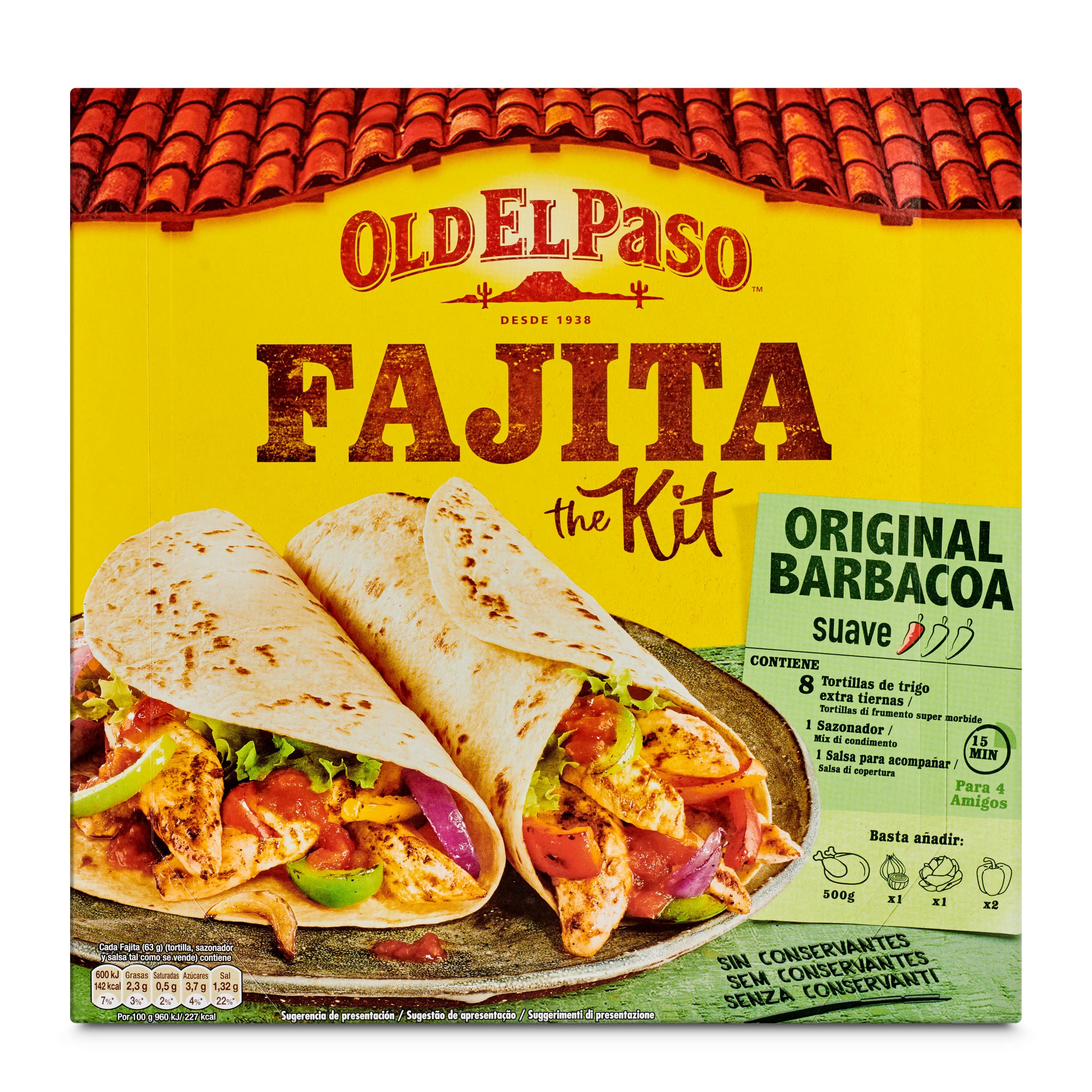 Kit fajitas Old El Paso 505 g