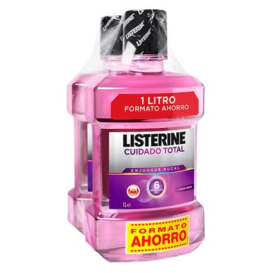 Enjuague bucal cuidado total Listerine pack 2 unidades-0