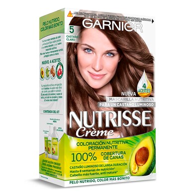 Tinte castaño claro nº5 Nutrisse caja 1 unidad-0