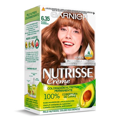 Tinte rubio marrón nº 6.35 Nutrisse caja 1 unidad-0