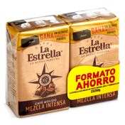 Café molido mezcla intensa La estrella bolsa 2 x 250 g