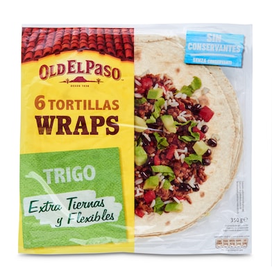 Tortillas wraps Old El Paso bolsa 350 g-0