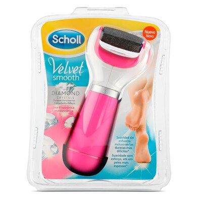 Lima electrónica rosa con cristales de diamante Scholl blister 1 unidad-0