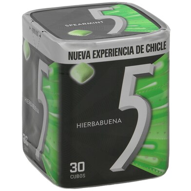 Chicles sabor hierbabuena Five bote 72 g-0