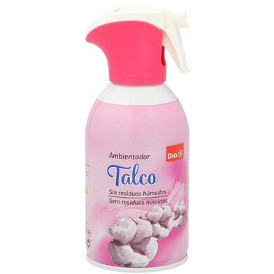 Ambientador talco sin residuos húmedos Dia spray 250 ml-0