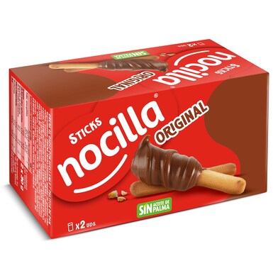 Sticks con crema de cacao con avellanas Nocilla caja 60 g-0