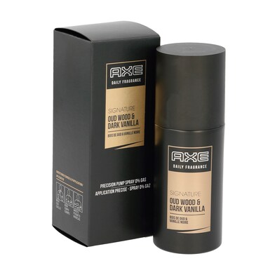 Colonia signature oud wood & dark vanilla Axe spray 100 ml-0 Colonia signature oud wood & dark vanilla Axe spray 100 ml-0