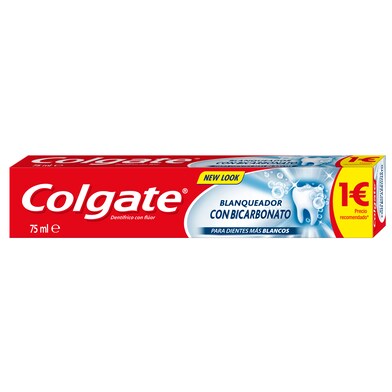 Pasta de dientes blanqueador con bicarbonato Colgate tubo 75 ml-0 Pasta de dientes blanqueador con bicarbonato Colgate tubo 75 ml-0