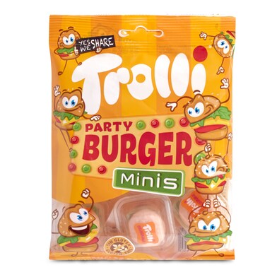 Golosinas mini burger Trolli bolsa 50 g-0