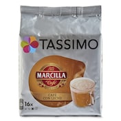 Café con leche en cápsulas Marcilla caja 16 unidades