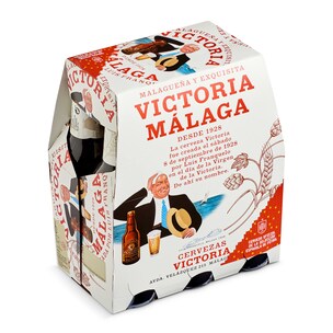 Cerveza rubia especial Victoria pack 6 x 25 cl