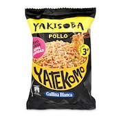 Fideos orientales yakisoba pollo Gallina Blanca Yatekomo bolsa 93 g