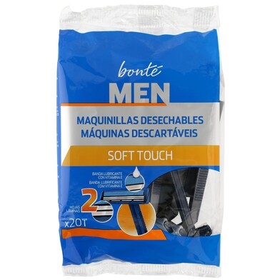 Maquinilla desechable 2 hojas Bonté Homme de Dia bolsa 20 unidades-0 Maquinilla desechable 2 hojas Bonté Homme de Dia bolsa 20 unidades-0