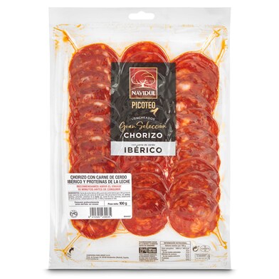 Chorizo ibérico gran selección Navidul sobre 100 g-0