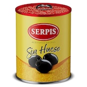 Aceitunas negras sin hueso Serpis lata 85 g