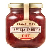 Mermelada de frambuesa diet La vieja fábrica frasco 280 g