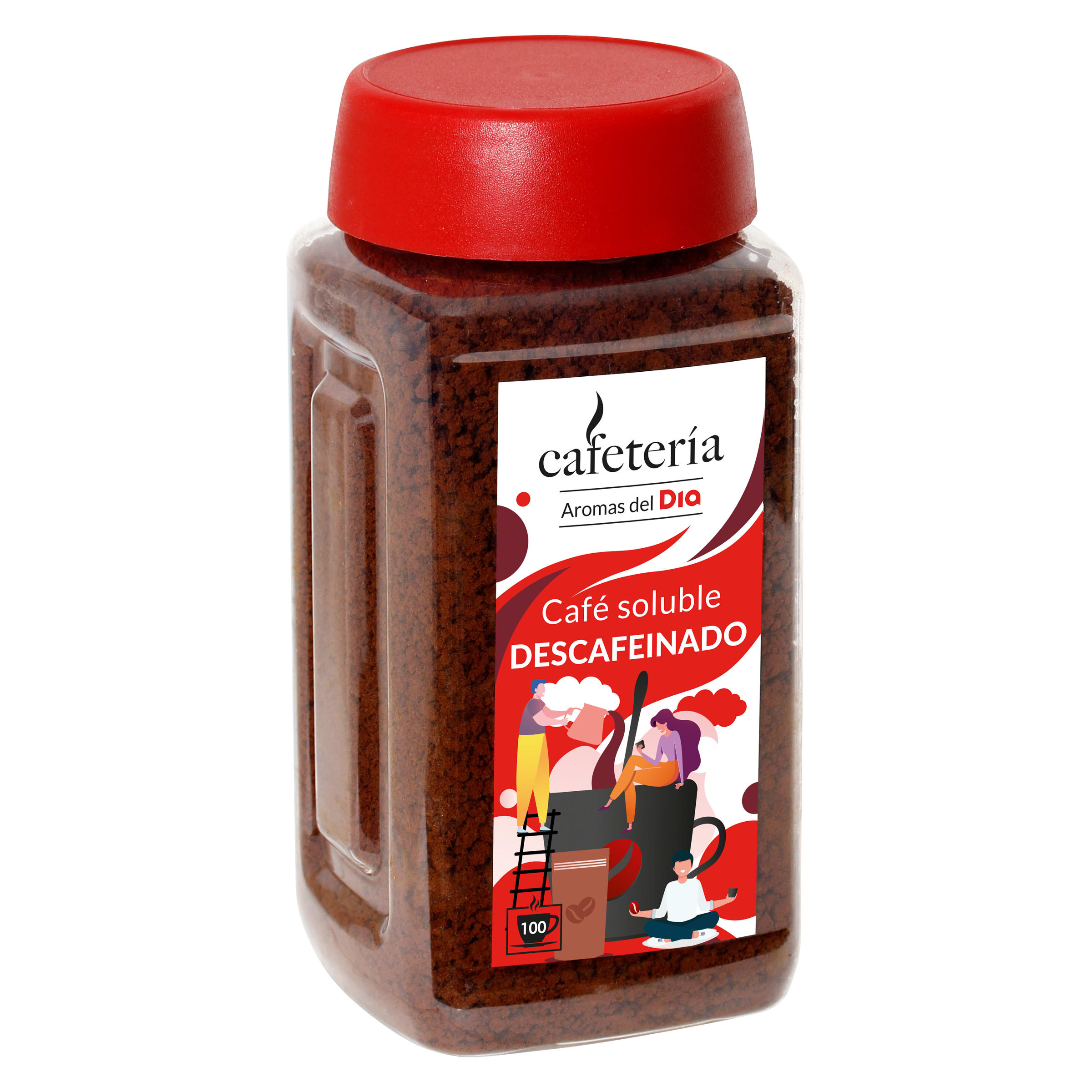Café soluble descafeinado Dia Cafetería 200 g