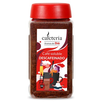 Café soluble descafeinado Cafetería de Dia frasco 200 g-0 Café soluble descafeinado Cafetería de Dia frasco 200 g-0