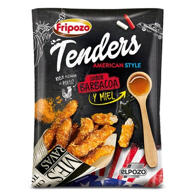 Tenders sabor barbacoa y miel estilo americano Fripozo bolsa 250 g-0 Tenders sabor barbacoa y miel estilo americano Fripozo bolsa 250 g-0