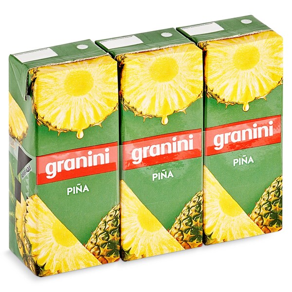 Néctar Piña Granini Pack 3 Unidades 200 Ml.