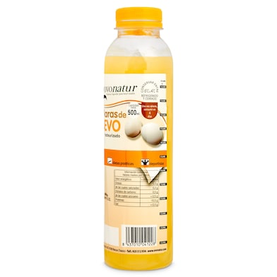 Claras de huevo pasteurizadas Ovonatur botella 500 ml-0