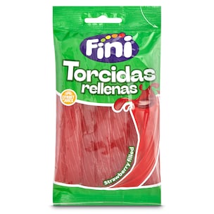 regaliz de goma torcidas rellenas 125 g