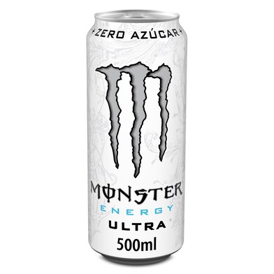 Bebida energética ultra white Monster Energy lata 500 ml-0 Bebida energética ultra white Monster Energy lata 500 ml-0