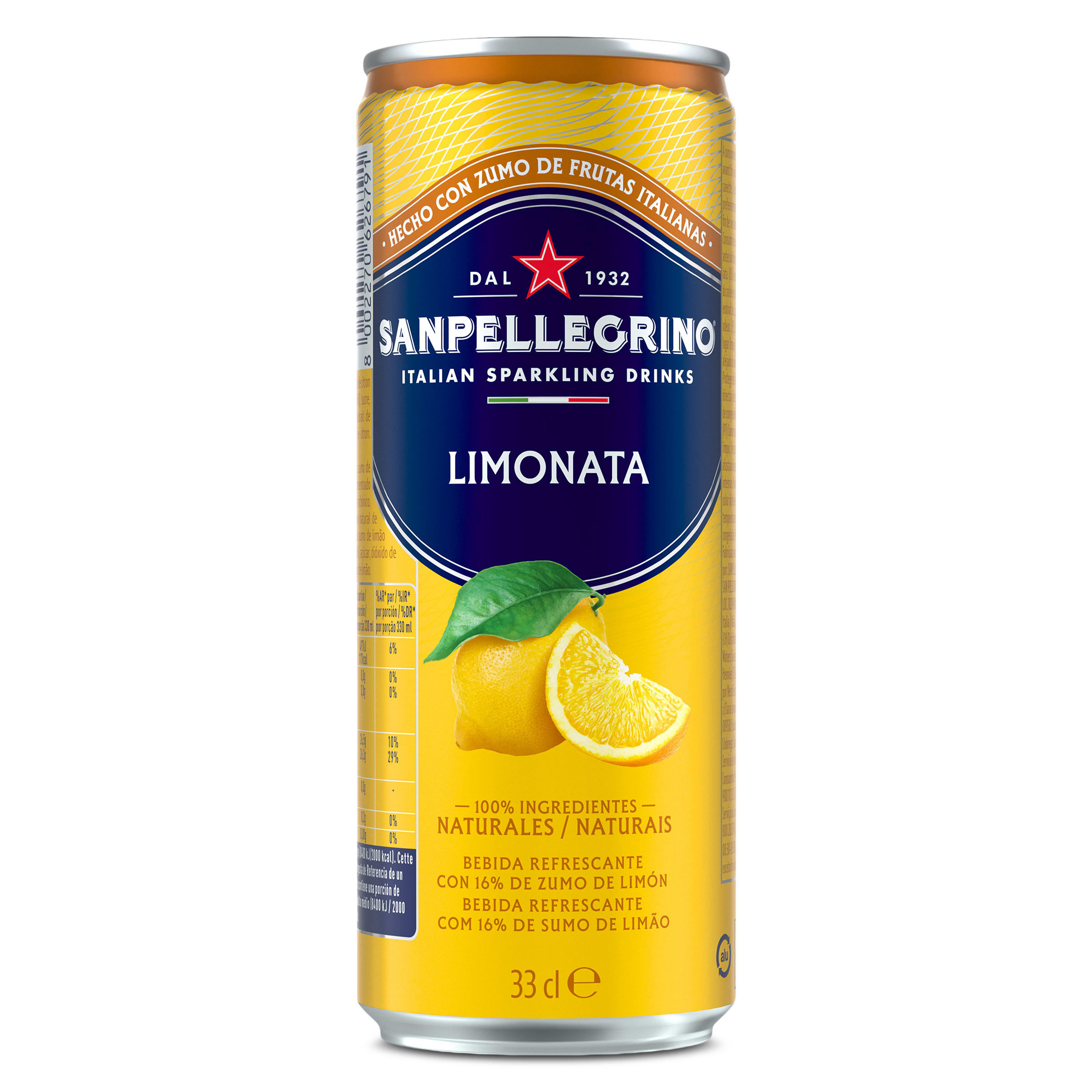 Imagen de Limonada con gas San Pellegrino 330 ml