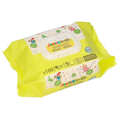 Toallitas wc aroma melón Juniorsmile bolsa 100 unidades - Supermercados DIA