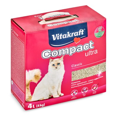 Arena para gatos ultra compact Vitakraft caja 4 Kg-0