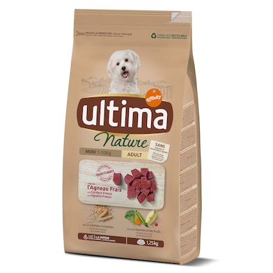 Alimento para perros mini con cordero Ultima bolsa 1.25 Kg-0