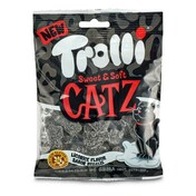 Golosinas gatos sabor regaliz Trolli bolsa 100 g