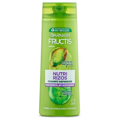 Champú hidra rizos cabello rizo u ondulado Fructis botella 380 ml-0