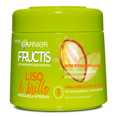 Mascarilla hidra liso 72h Fructis frasco 320 ml-0