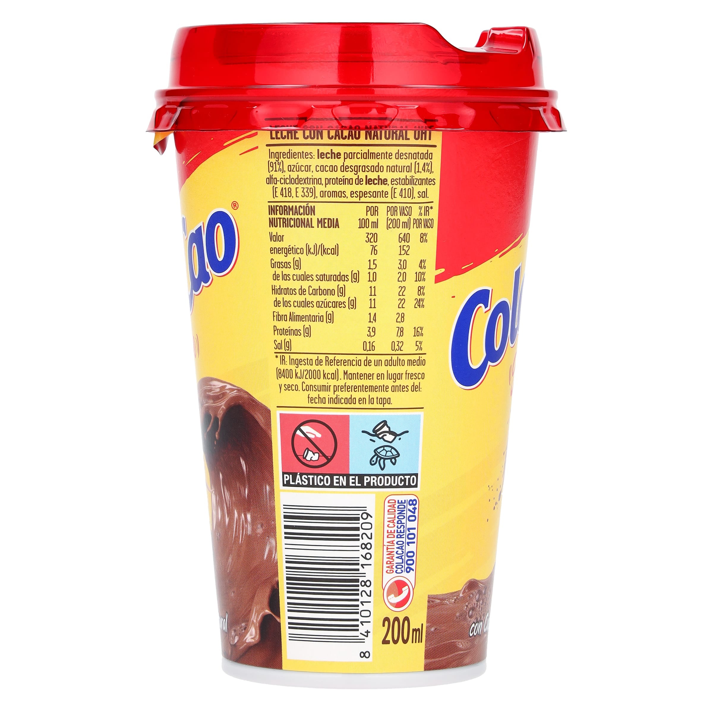 Batido de chocolate shake ColaCao 200 ml