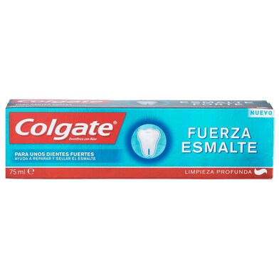 Pasta dentífrica fuerza esmalte Colgate tubo 75 ml-0