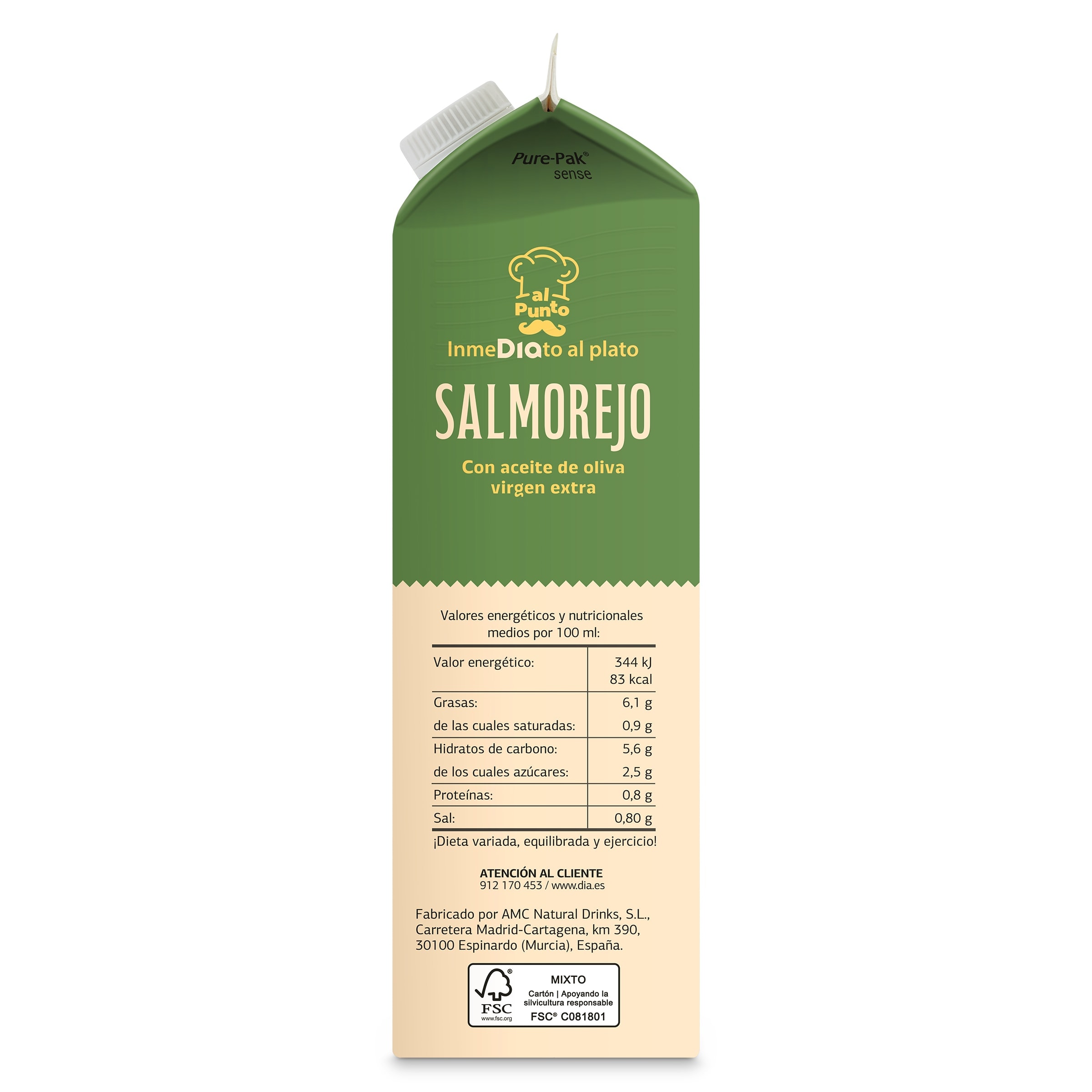 Salmorejo Dia Al Punto 1 L