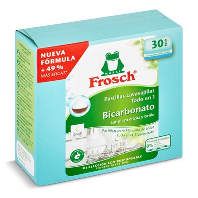 Lavavajillas máquina todo en uno Frosch botella 30 lavados - Supermercados  DIA