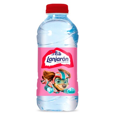 Agua mineral natural Lanjarón botella 33 cl-0