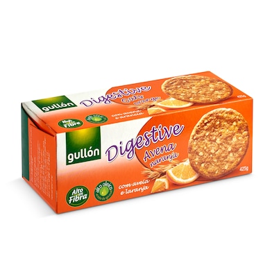 Galletas integral con avena y naranja Gullón caja 425 g-0