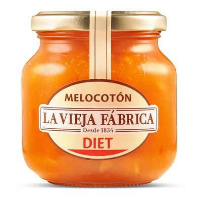 Mermelada de melocotón diet La vieja fabrica frasco 280 g-0