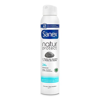 Desodorante piedra de alumbre antimanchas Sanex Natur Protect spray 200 ml-0 Desodorante piedra de alumbre antimanchas Sanex Natur Protect spray 200 ml-0