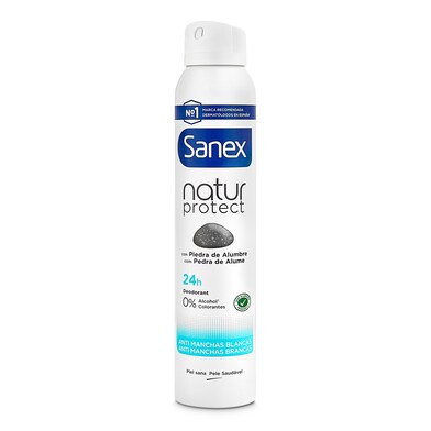 Desodorante natur protect antimanchas Sanex spray 200 ml-0